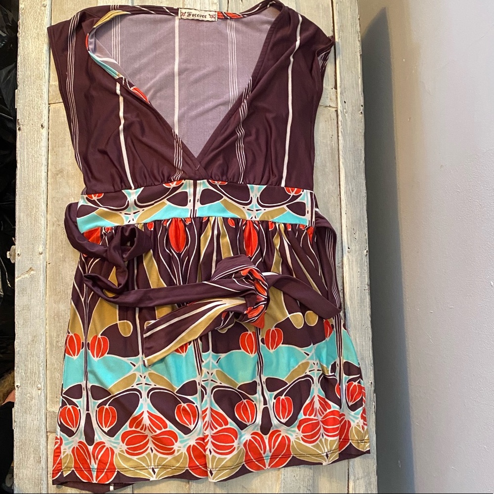 Tie back blouse